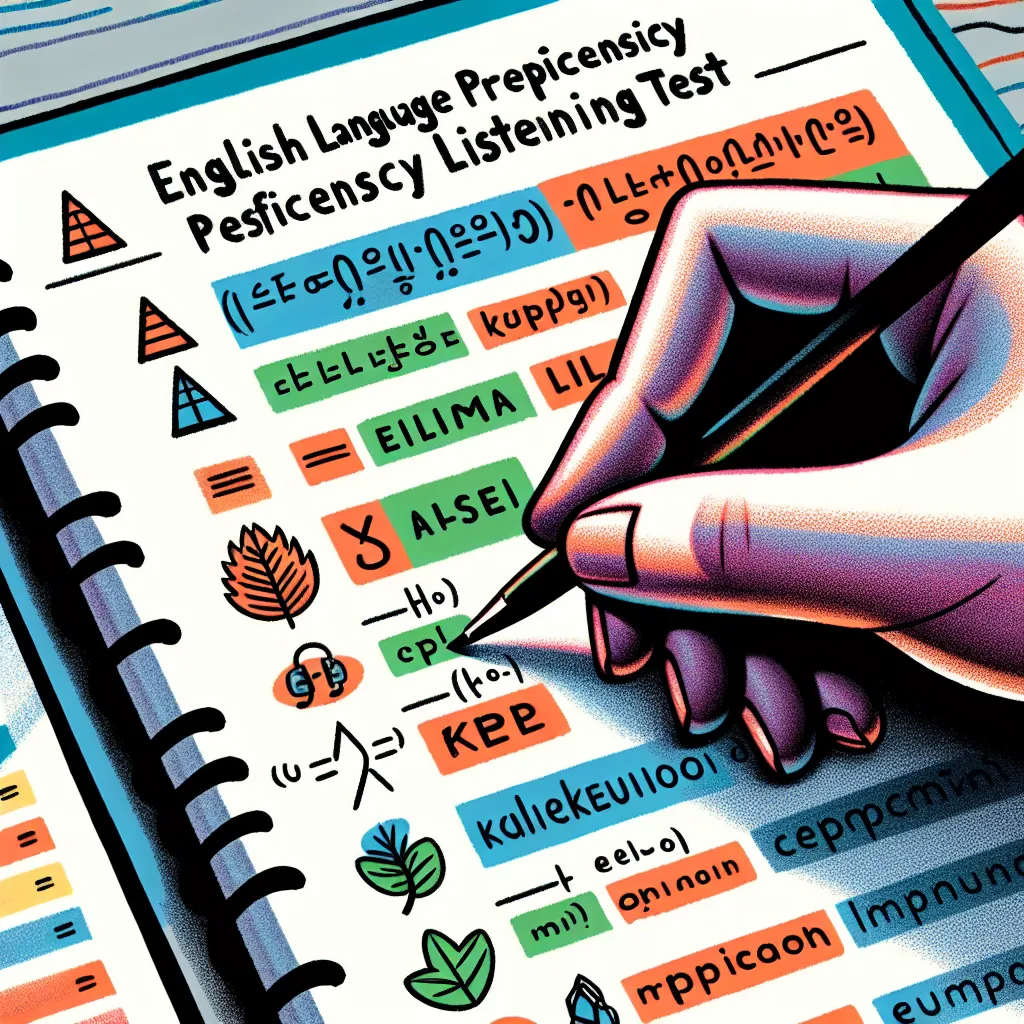 TOEIC Listening Note-Taking Techniques