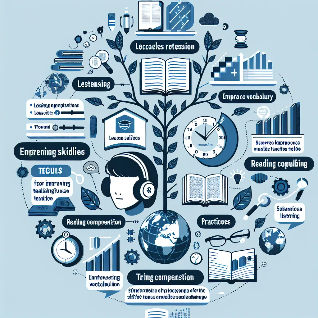 TOEIC Study Methods Infographic