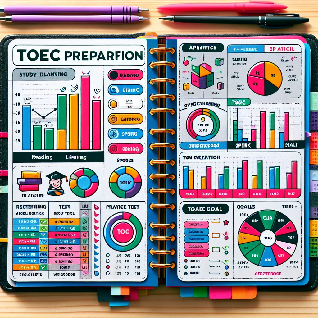 TOEIC study plan and progress tracker