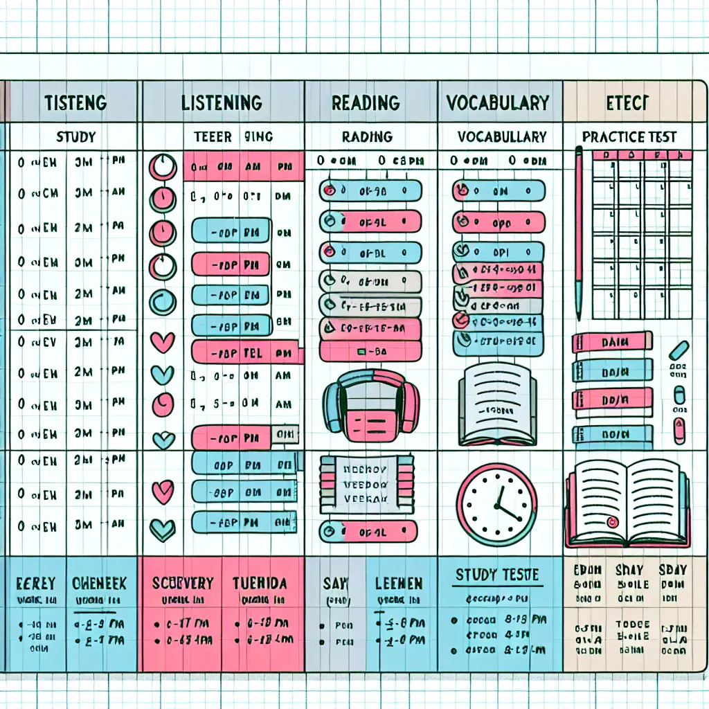 TOEIC Study Schedule